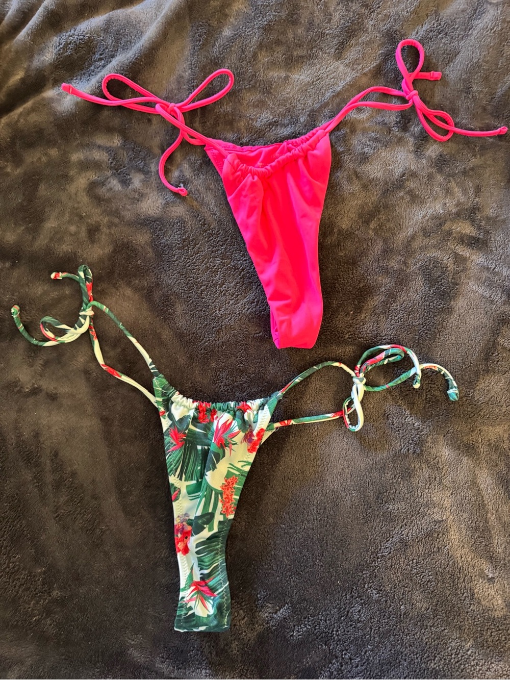 Victoria's Secret Hot Pink String Thong Bikini Bottom